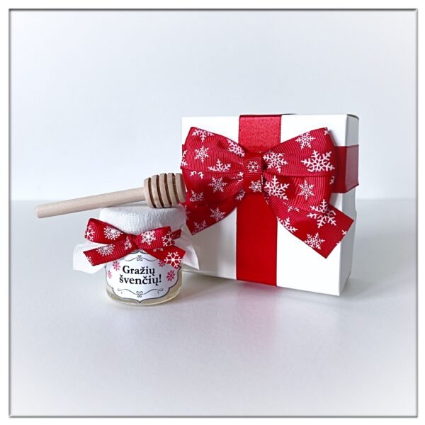 Kalėdinė dovanėlė - medus dėžutėje