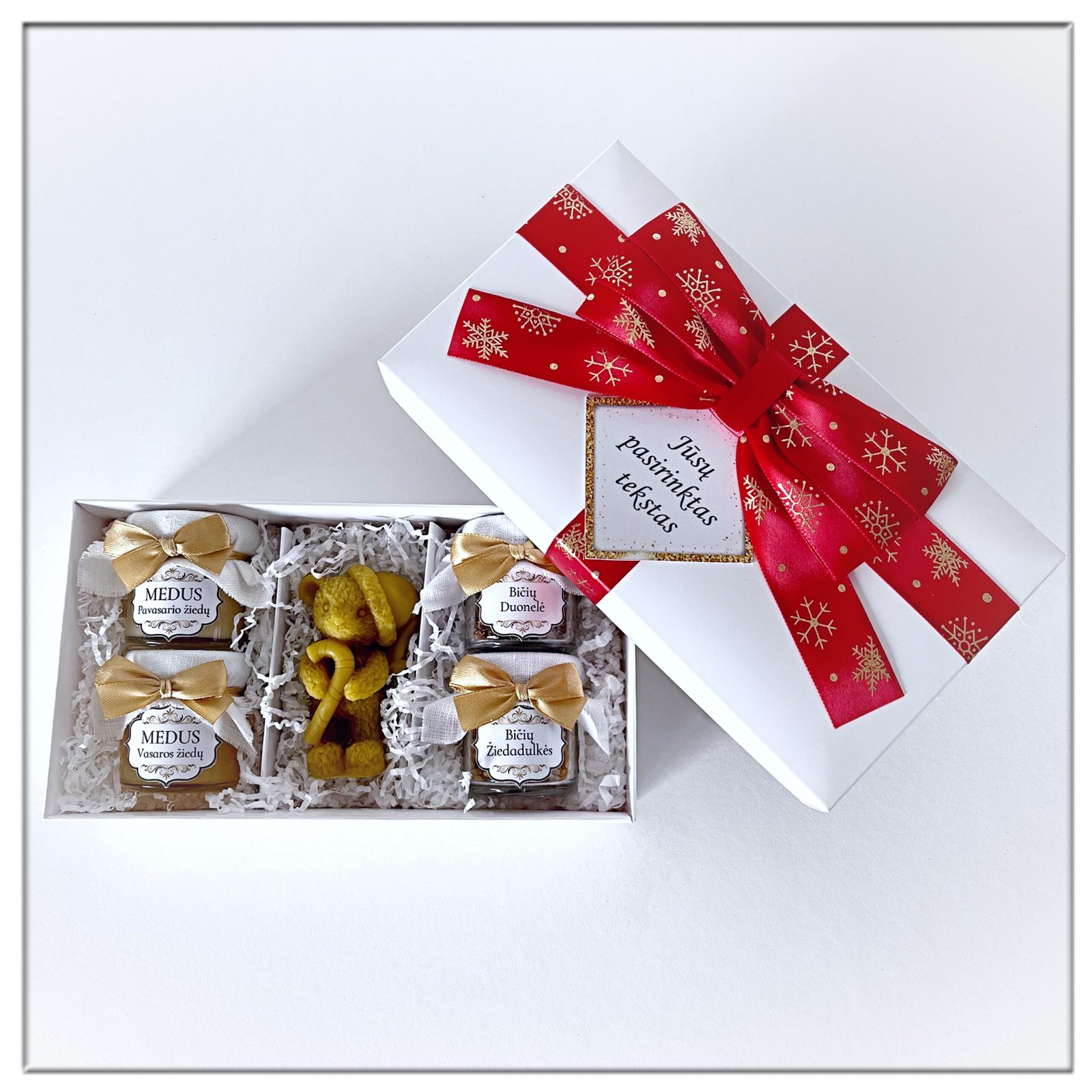 Kalėdinė dovana - medaus rinkinys