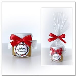 Medaus dovanėlė "Linksmų švenčių"