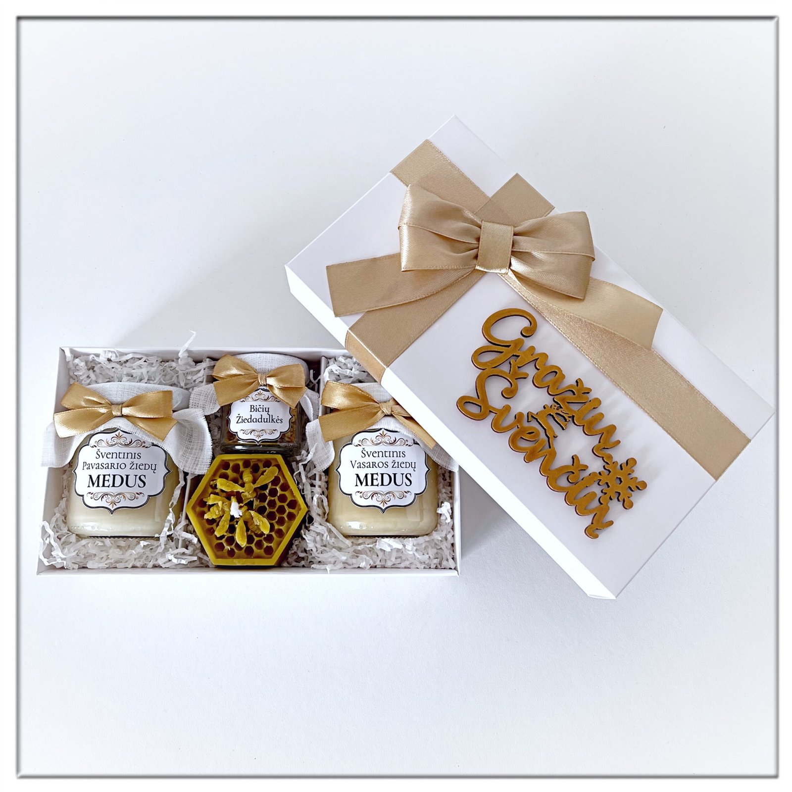 Bičių produktų rinkinys Kalėdoms