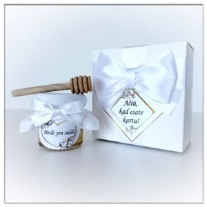 Dekoruota dovanėlė MEILĖ YRA SALDI