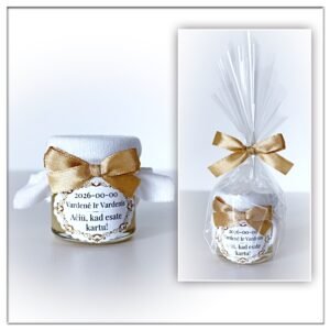 Mini dovanėlė vestuvių svečiams