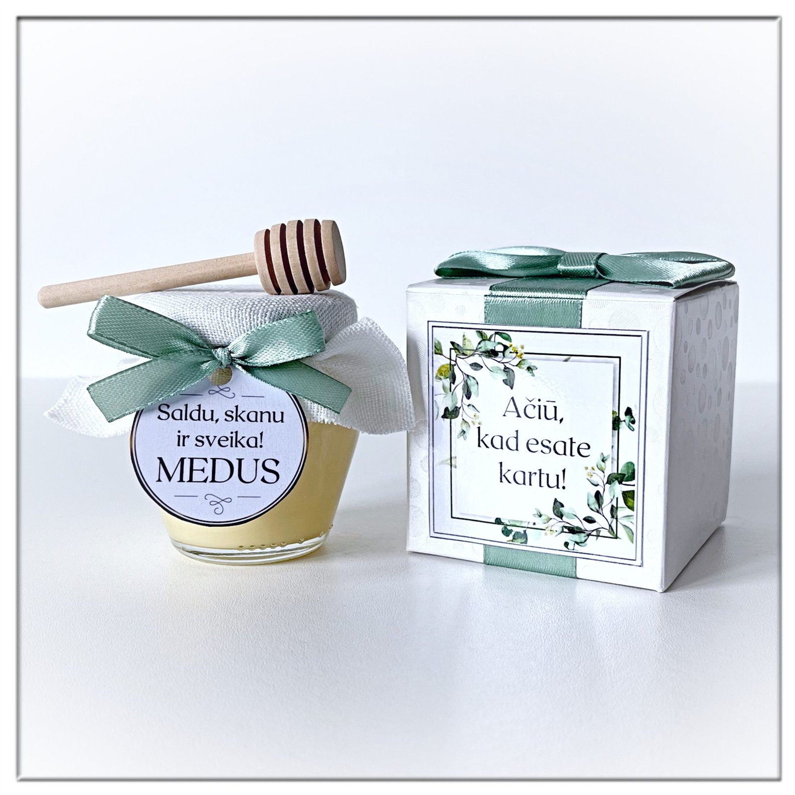 Medaus dovanos dovaneles klientams