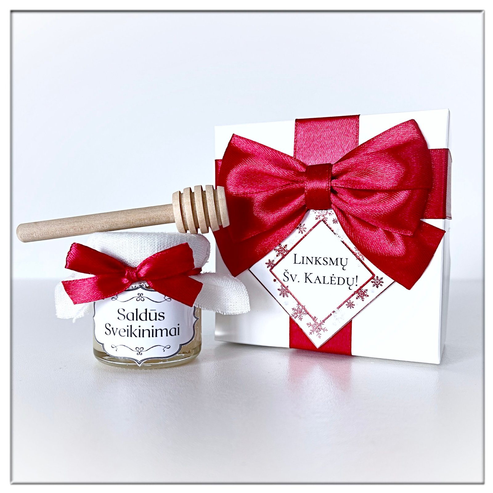 Kalėdinė medaus dovanėlė dėžutėje MINI
